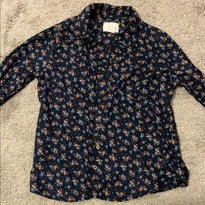 Floral Button-Up Shirt